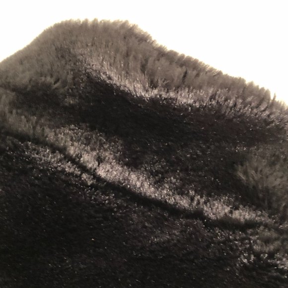 GAP Vintage Girls Black Teddy Bear Coat  S/P 5-6 - Picture 3 of 5